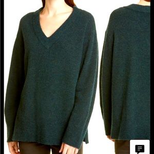 Vince V-neck tunic sweater